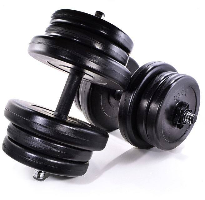 Premium dumbbells 2x21 kg for powerful training